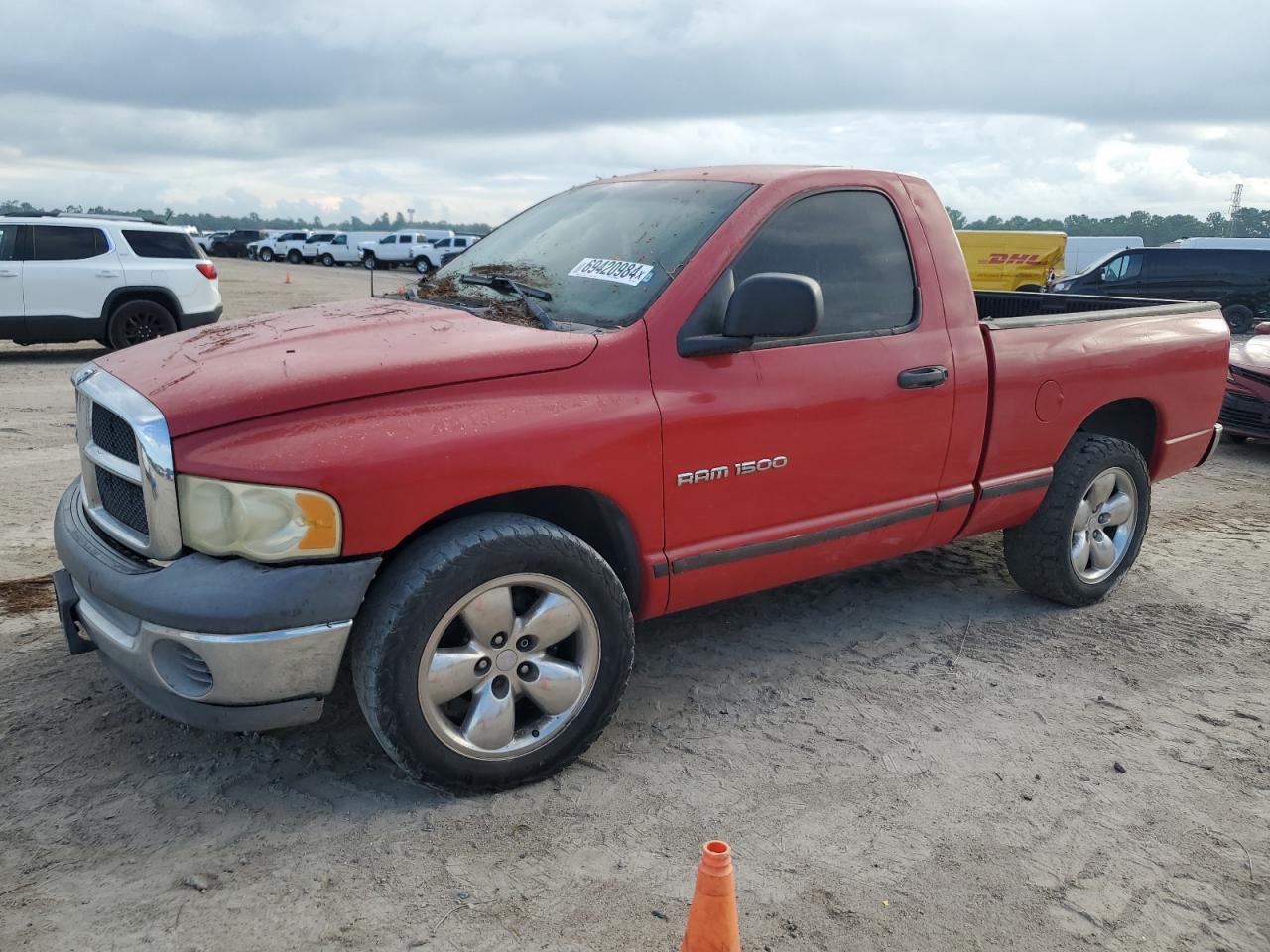 DODGE RAM 1500 2002 red pickup gas 1D7HA16N52J251737 photo #1