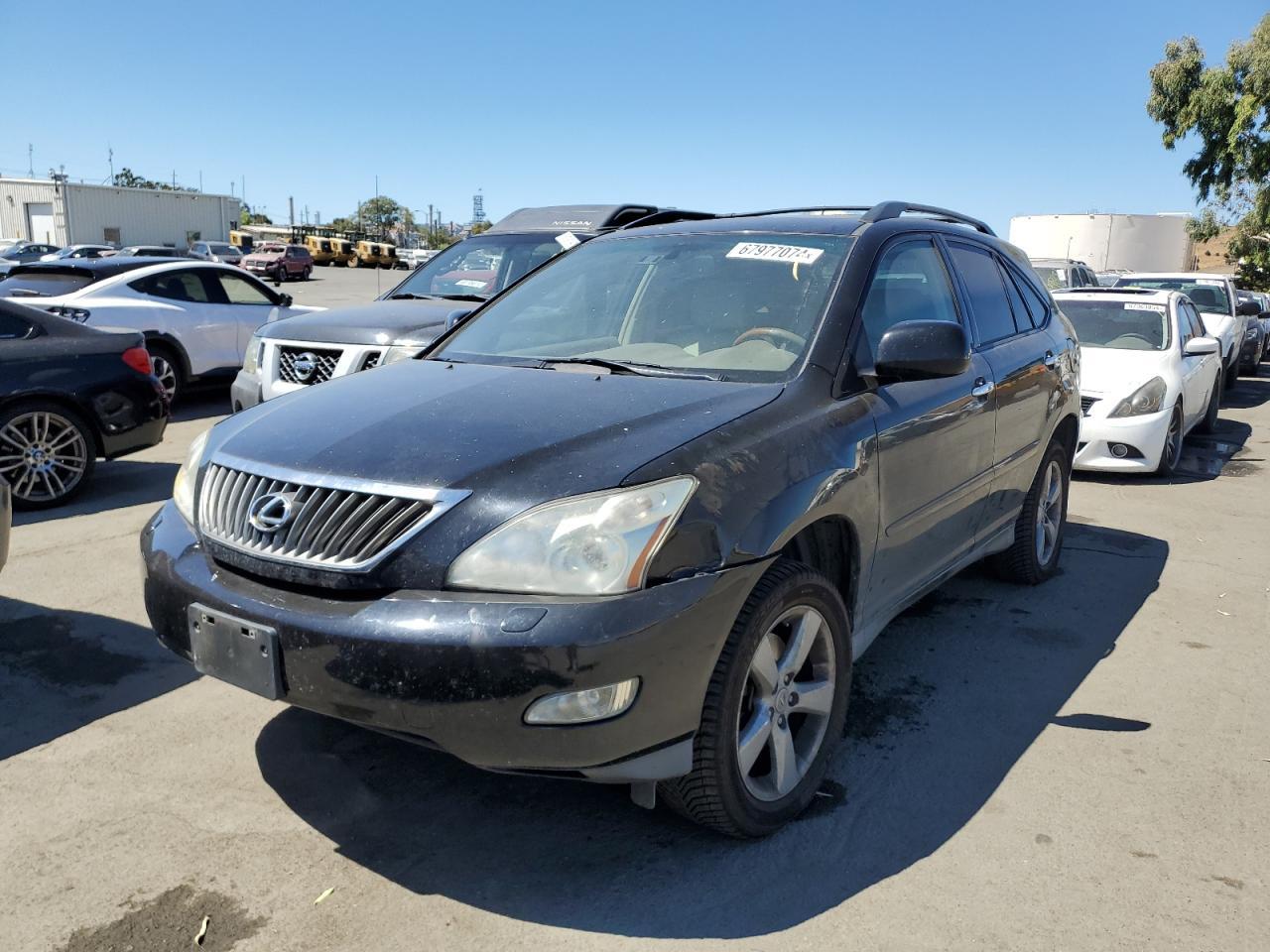 LEXUS RX 350 2008 black  gas 2T2HK31U68C047224 photo #1