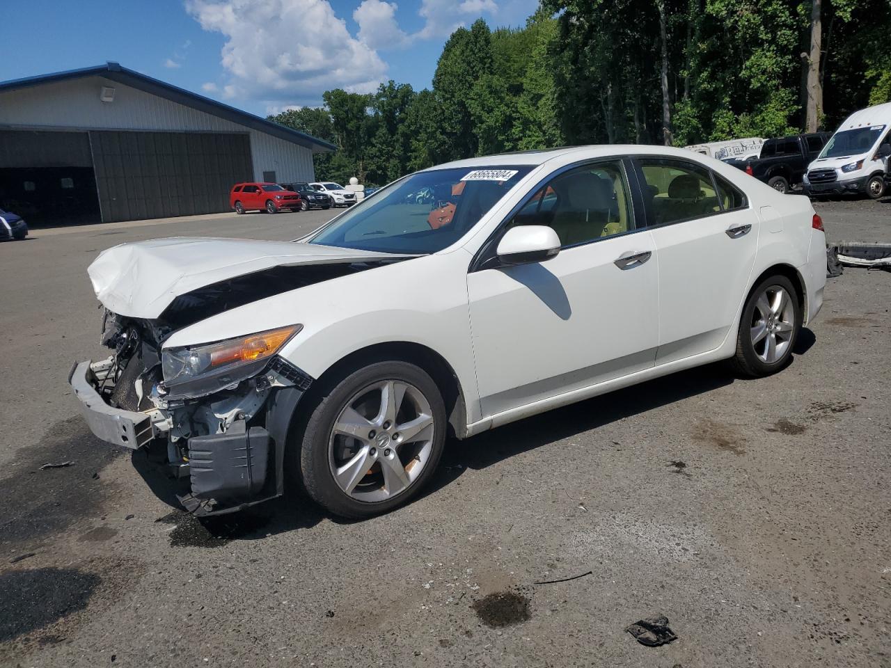 ACURA TSX TECH 2012 white  gas JH4CU2F61CC020882 photo #1