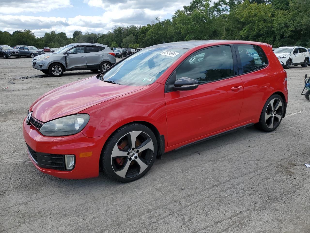 VOLKSWAGEN GTI 2012 red  gas WVWED7AJ5CW094923 photo #1