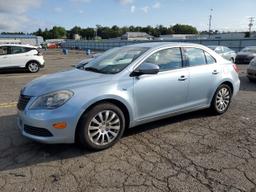 SUZUKI KIZASHI SE 2010 blue sedan 4d gas JS2RE9A33A6100569 photo #2