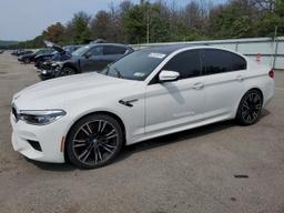 BMW M5 2019 white  gas WBSJF0C50KB284997 photo #2