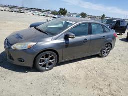 FORD FOCUS SE 2013 gray sedan 4d gas 1FADP3F25DL362973 photo #2