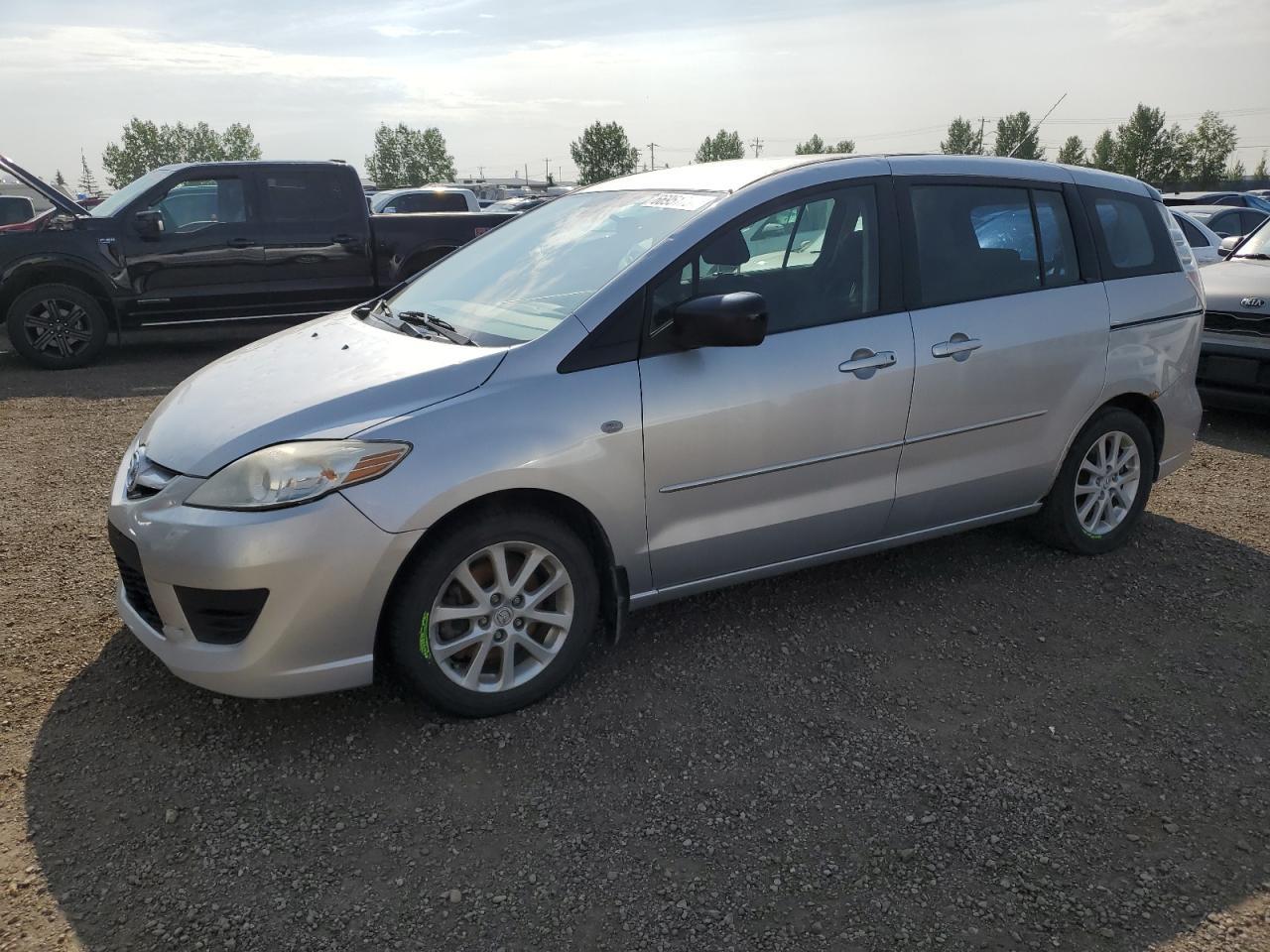 MAZDA 5 2008 gray hatchbac gas JM1CR293680311410 photo #1