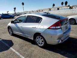 HONDA INSIGHT EX 2010 silver  hybrid engine JHMZE2H79AS020709 photo #3