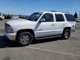 CHEVROLET TAHOE K150 2001 white  gas 1GNEK13T01R204636 photo #2