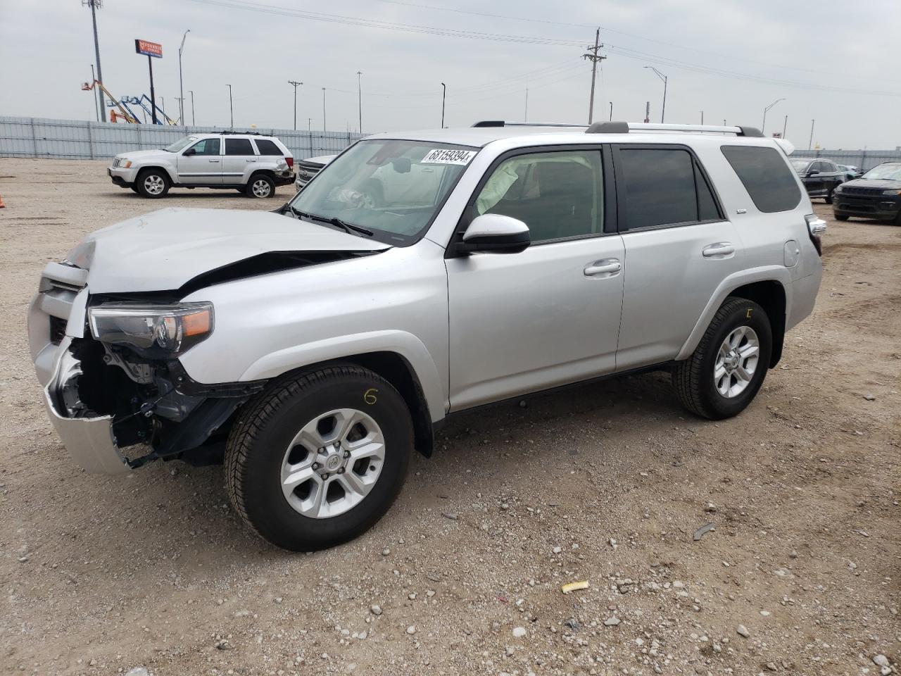 TOYOTA 4RUNNER SR 2022 silver  gas JTEEU5JRXN5266278 photo #1