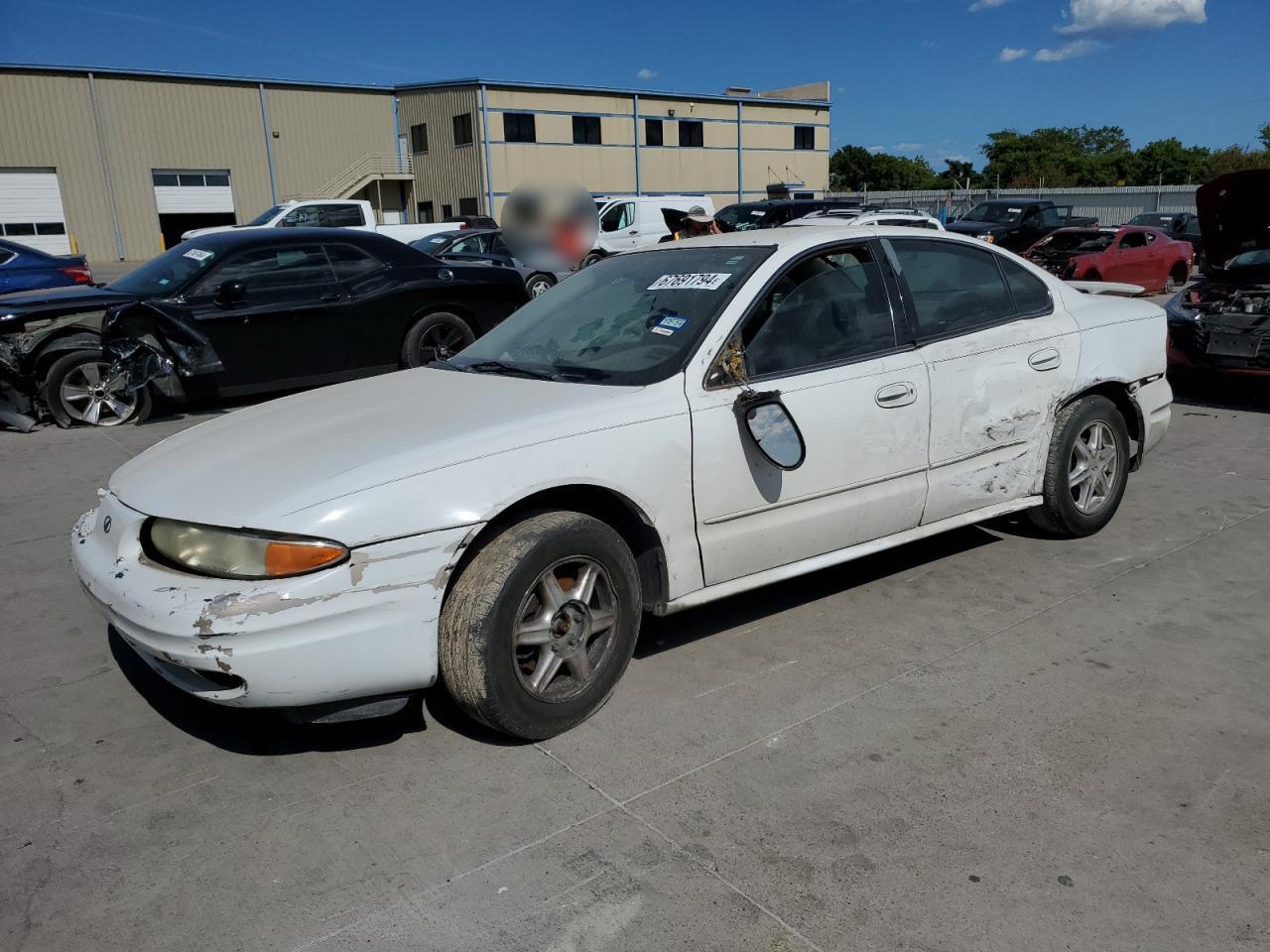 OLDSMOBILE ALERO GL 2004 white  gas 1G3NL52F84C226724 photo #1