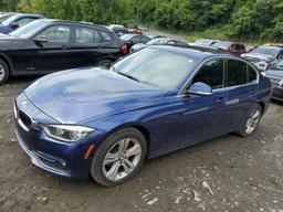 BMW 330 XI 2018 blue  gas WBA8D9G57JNU67527 photo #2