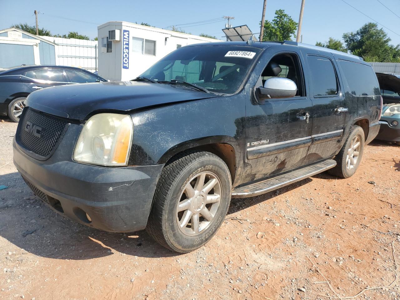 GMC YUKON XL D 2007 black 4dr spor gas 1GKFK66837J209956 photo #1