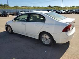 HONDA CIVIC HYBR 2008 white  hybrid engine JHMFA36218S010522 photo #3