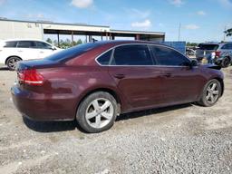 VOLKSWAGEN PASSAT SE 2014 maroon  gas 1VWBP7A35EC005591 photo #4