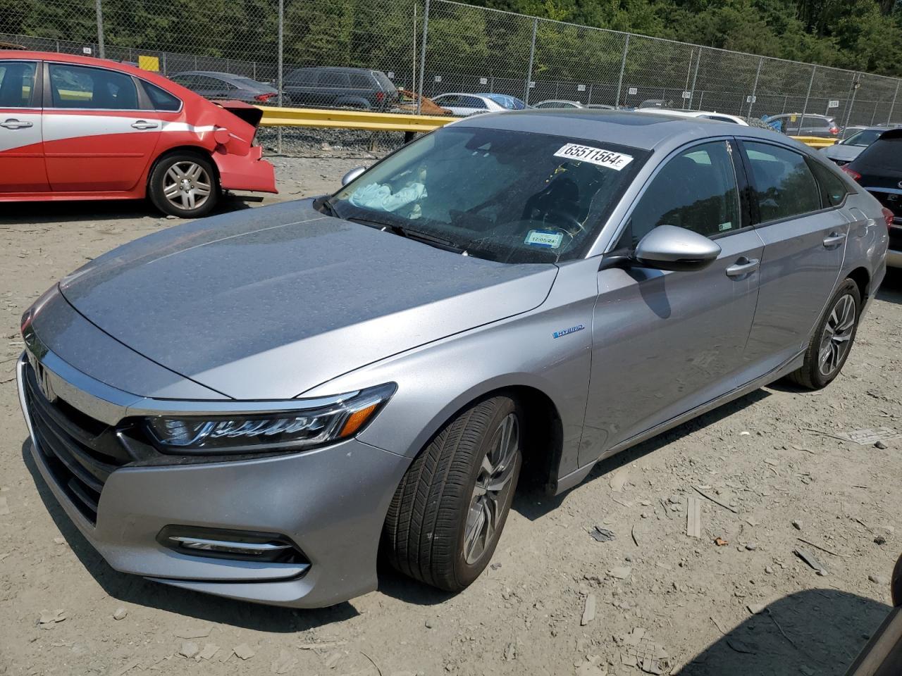 HONDA ACCORD HYB 2020 silver  hybrid engine 1HGCV3F50LA003743 photo #1