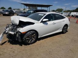 HONDA CIVIC EX 2017 white  gas 19XFC2F77HE203262 photo #2