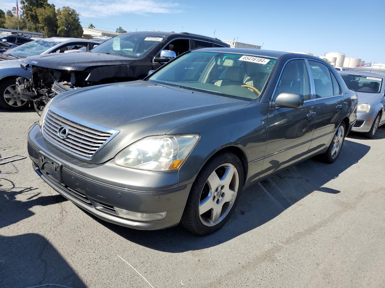 LEXUS LS 430 2005 gray  gas JTHBN36F255005555 photo #1