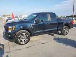 FORD F150 SUPER 2023 blue  gas 1FTEX1CP9PKD78090 photo #2