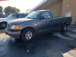 FORD F150 2004 gray  gas 2FTRF17W04CA39904 photo #2