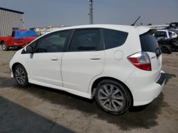 HONDA FIT SPORT 2013 white  gas JHMGE8H65DC015572 photo #3