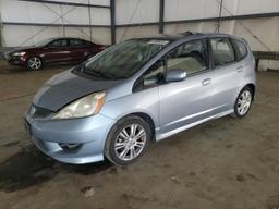 HONDA FIT SPORT 2011 blue hatchbac gas JHMGE8H54BC004017 photo #2