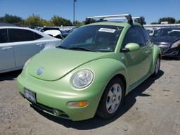 VOLKSWAGEN NEW BEETLE 2002 green hatchbac gas 3VWCK21C02M461868 photo #2