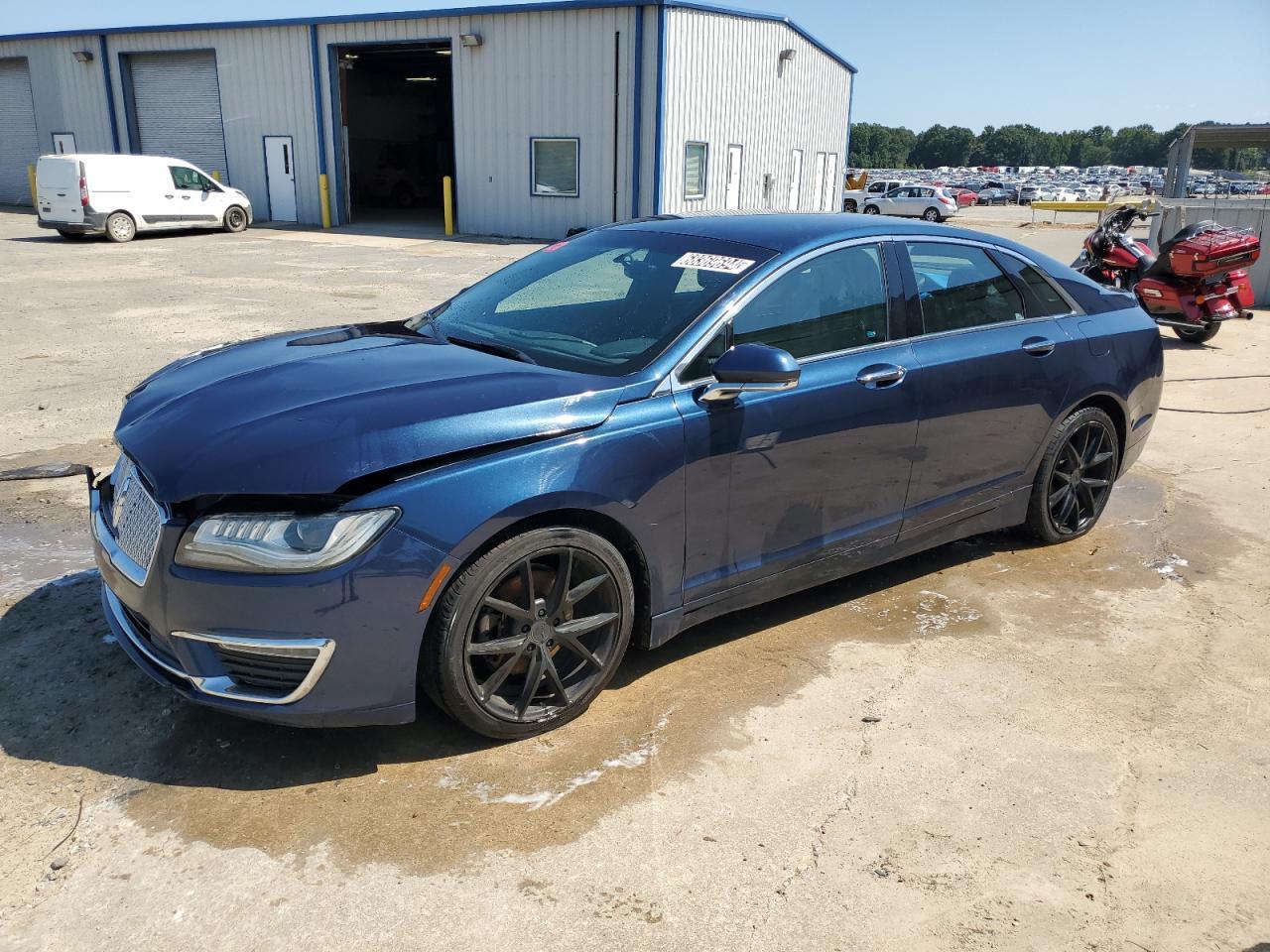 LINCOLN MKZ RESERV 2017 blue  gas 3LN6L5E92HR621012 photo #1