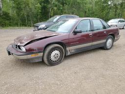 BUICK REGAL GRAN 1992 maroon sedan 4d gas 2G4WF51L5N1433447 photo #2