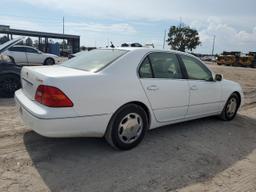 LEXUS LS 430 2001 white  gas JTHBN30F010031040 photo #4