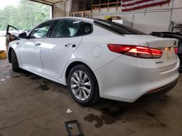 KIA OPTIMA EX 2016 white  gas 5XXGU4L35GG120580 photo #3