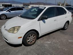 TOYOTA PRIUS 2002 white sedan 4d hybrid engine JT2BK12U020040079 photo #2