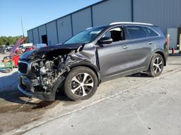 KIA SORENTO EX 2017 gray  gas 5XYPH4A16HG330012 photo #2