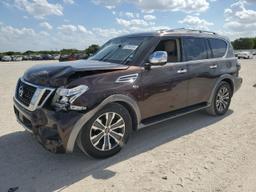 NISSAN ARMADA SV 2017 brown  gas JN8AY2ND2H9011212 photo #2