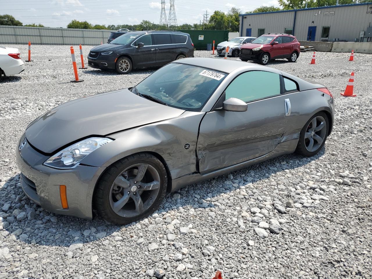 NISSAN 350Z COUPE 2007 gray  gas JN1BZ34D87M504556 photo #1