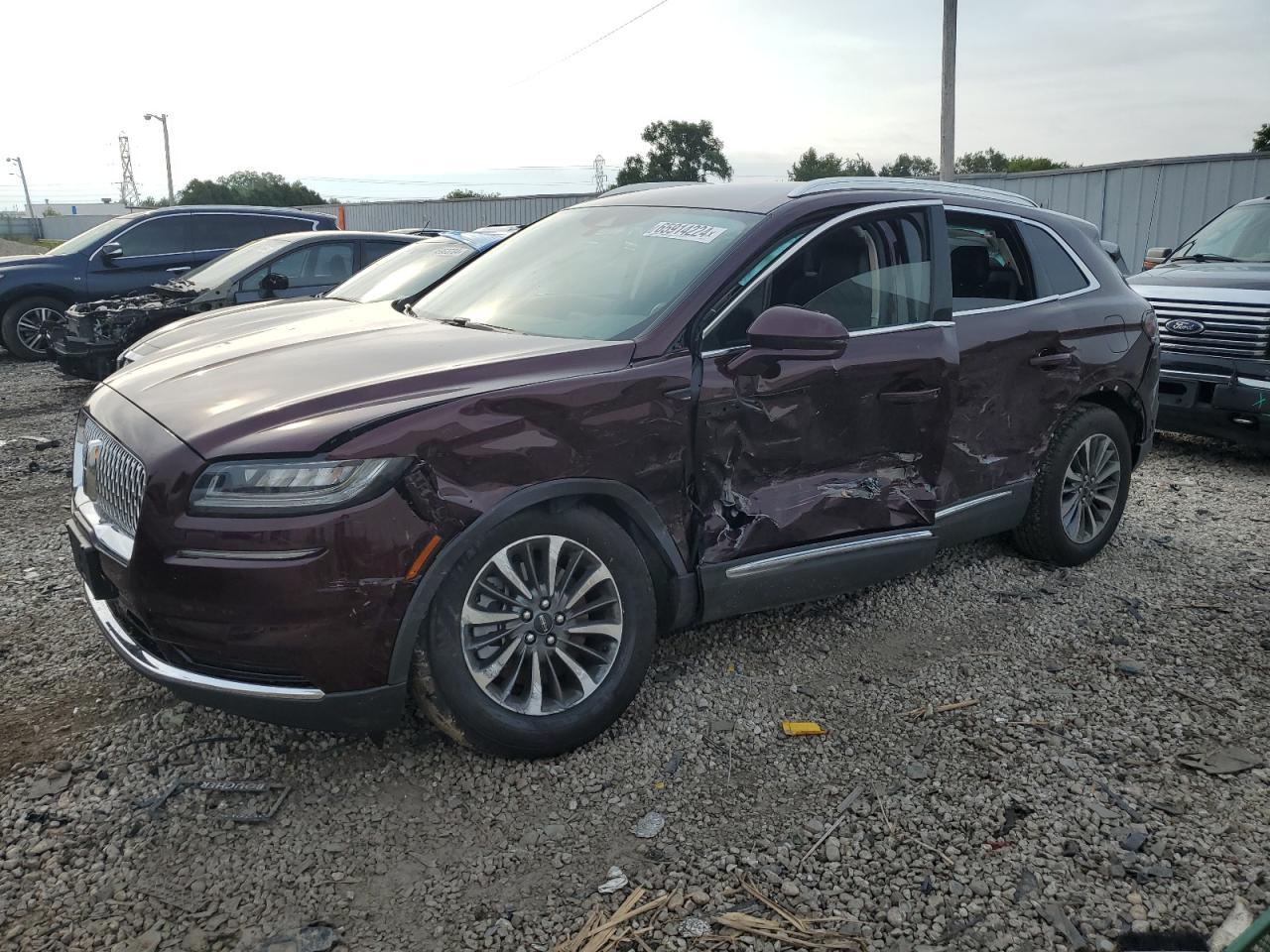 LINCOLN NAUTILUS 2023 burgundy  gas 2LMPJ8J9XPBL27425 photo #1