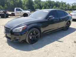 INFINITI Q70L 3.7 L 2019 black  gas JN1BY1PR6KM725676 photo #2