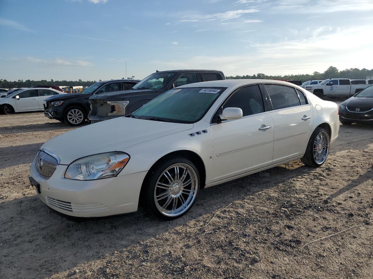 BUICK LUCERNE CX 2008 white sedan 4d gas 1G4HD57248U183608 photo #1