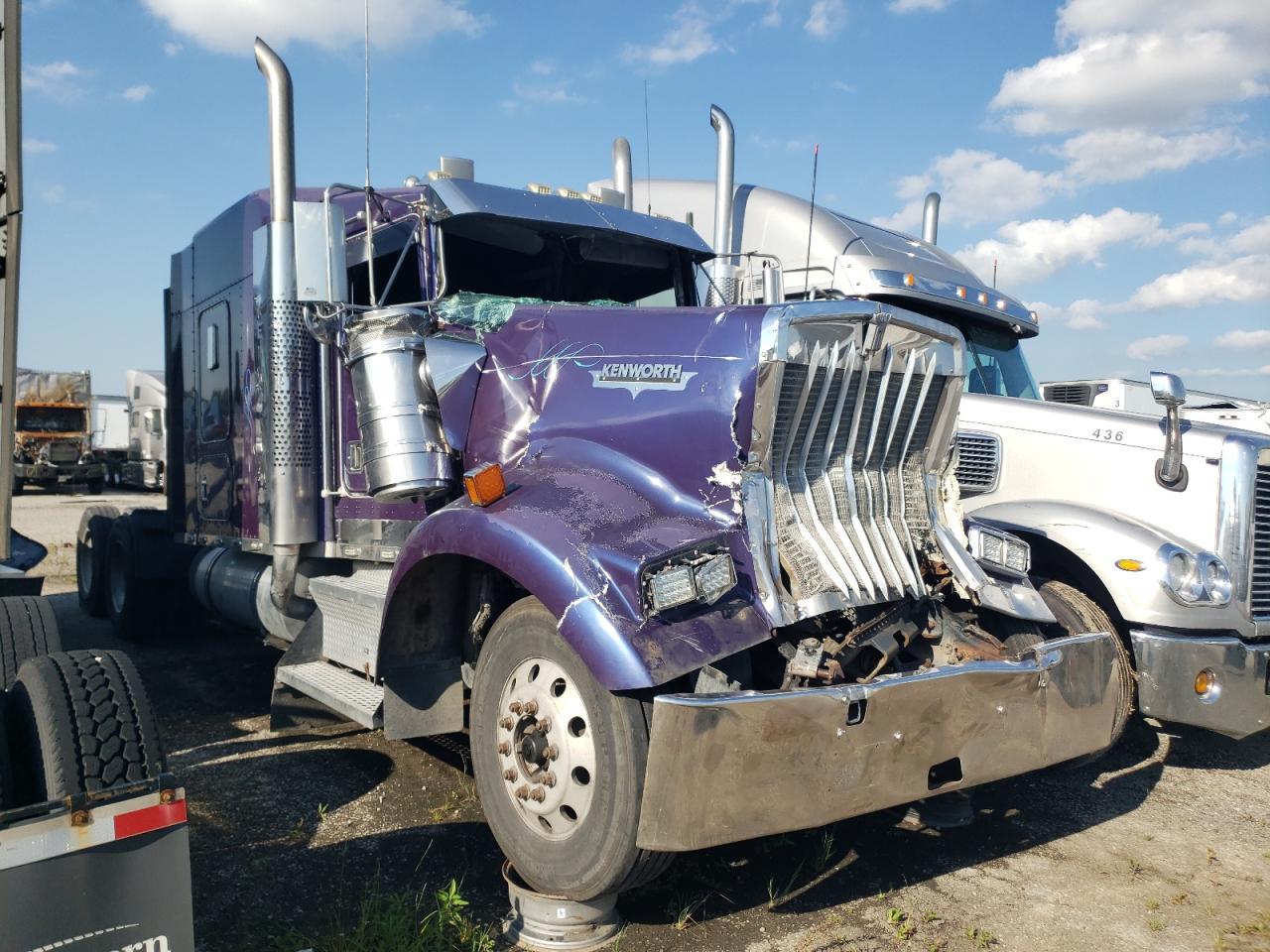 KENWORTH CONSTRUCTI 1999 purple tractor diesel 1XKWD69X2XR823069 photo #1