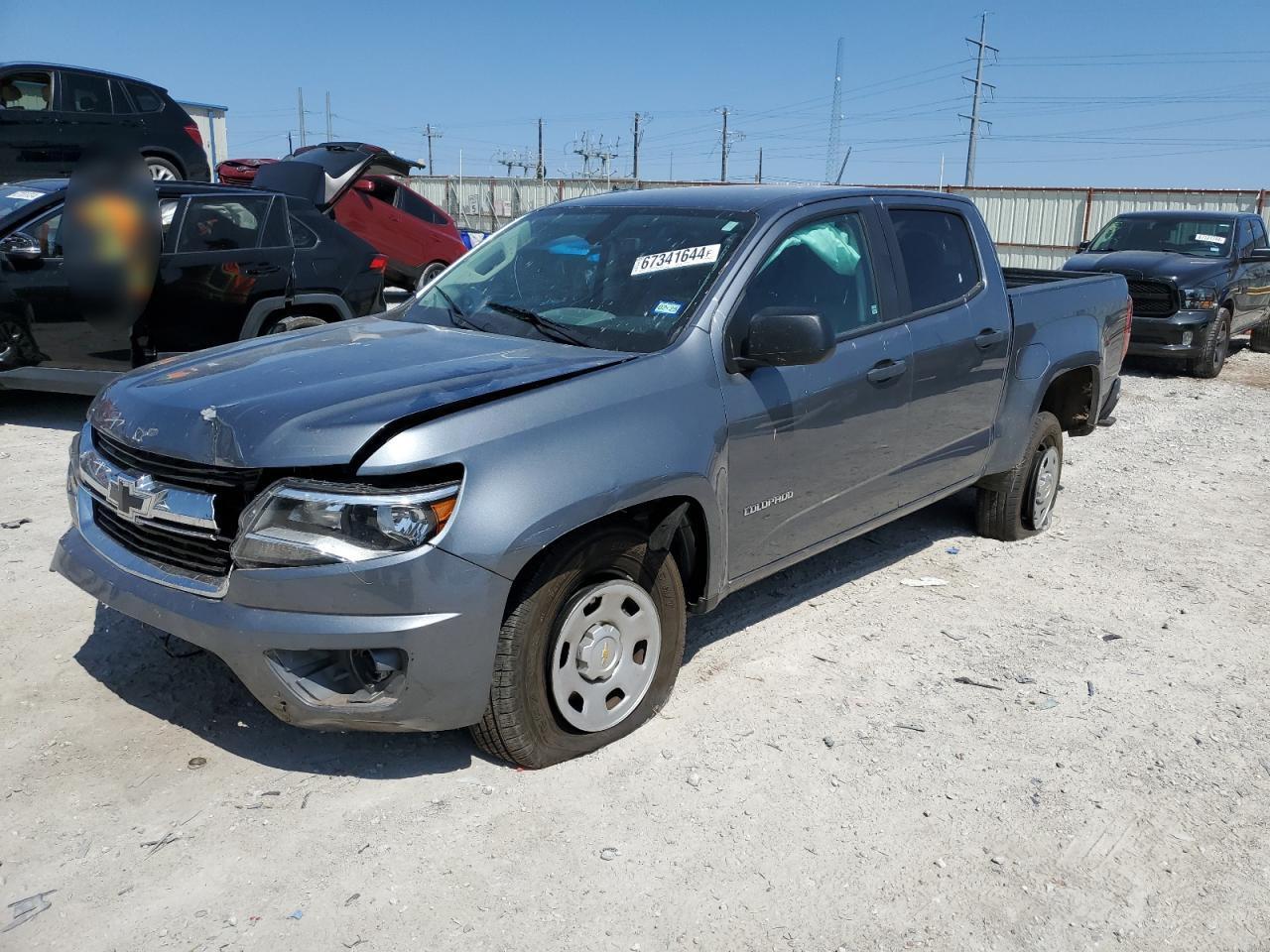 CHEVROLET COLORADO 2020 blue  gas 1GCGSBEA7L1105395 photo #1