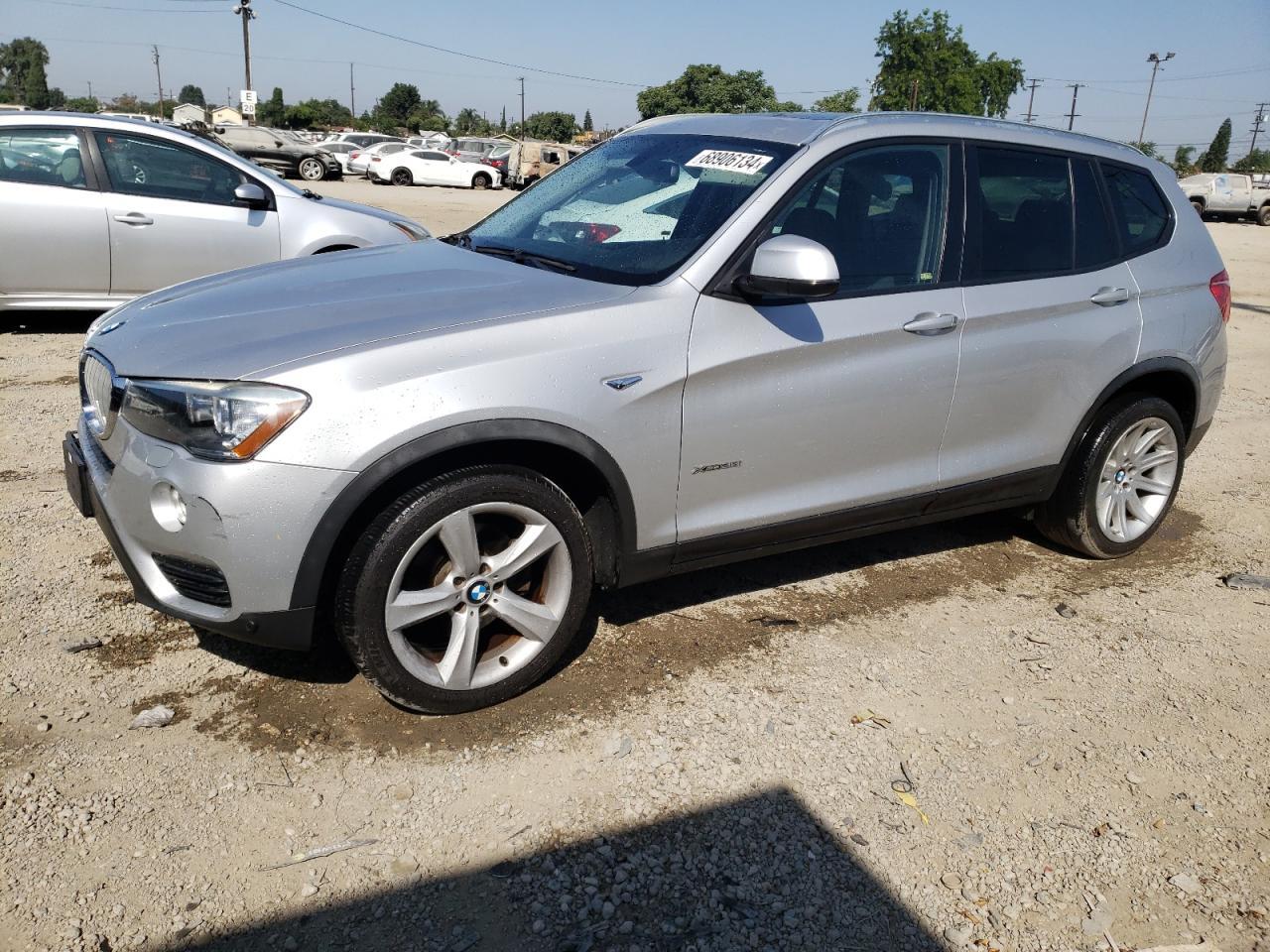 BMW X3 XDRIVE2 2017 silver  gas 5UXWX9C59H0D98775 photo #1