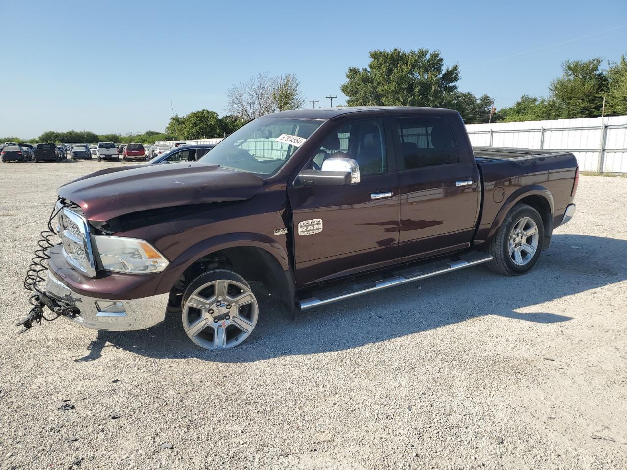 DODGE RAM 1500 L 2012 maroon  gas 1C6RD7PT1CS147304 photo #1