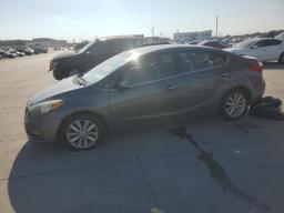 KIA FORTE EX 2014 gray sedan 4d gas KNAFX4A80E5096236 photo #2