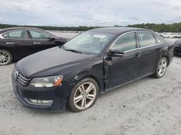 VOLKSWAGEN PASSAT SE 2013 black sedan 4d gas 1VWBM7A33DC121055 photo #2