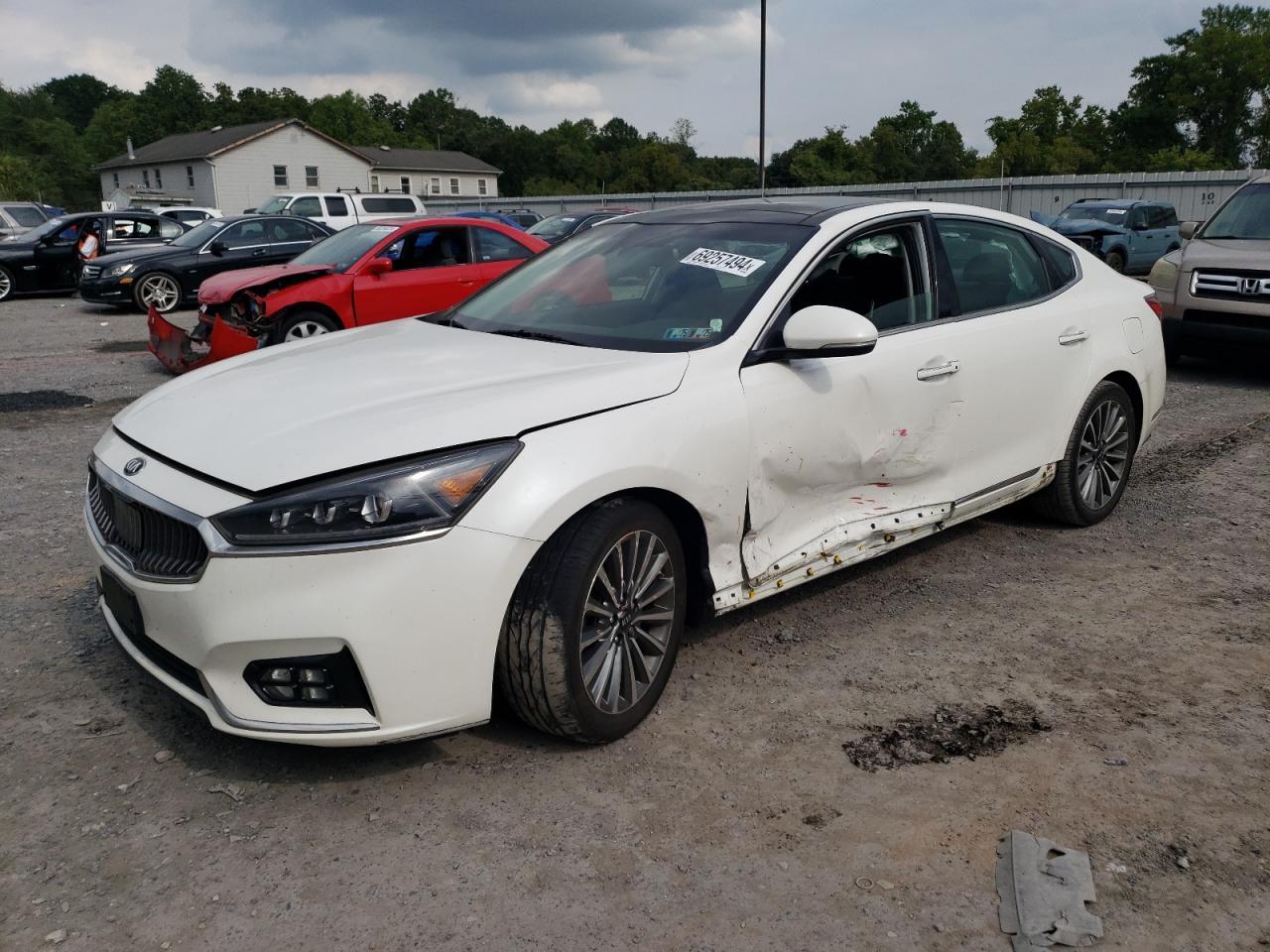 KIA CADENZA PR 2017 white  gas KNALC4J14H5084287 photo #1