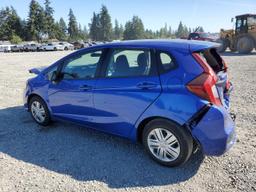 HONDA FIT LX 2018 blue  gas 3HGGK5H41JM715897 photo #3