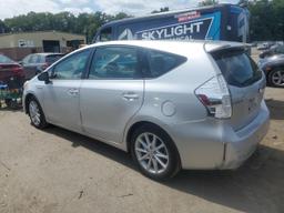 TOYOTA PRIUS V 2013 silver station hybrid engine JTDZN3EU9D3267700 photo #3