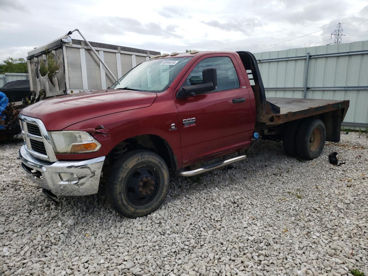 DODGE RAM 3500 S 2012 burgundy  diesel 3C7WDTAL2CG196986 photo #1