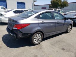 HYUNDAI ACCENT SE 2016 gray  gas KMHCT4AE4GU057578 photo #4