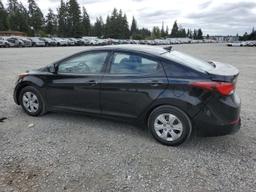 HYUNDAI ELANTRA SE 2016 black  gas 5NPDH4AE3GH711684 photo #3