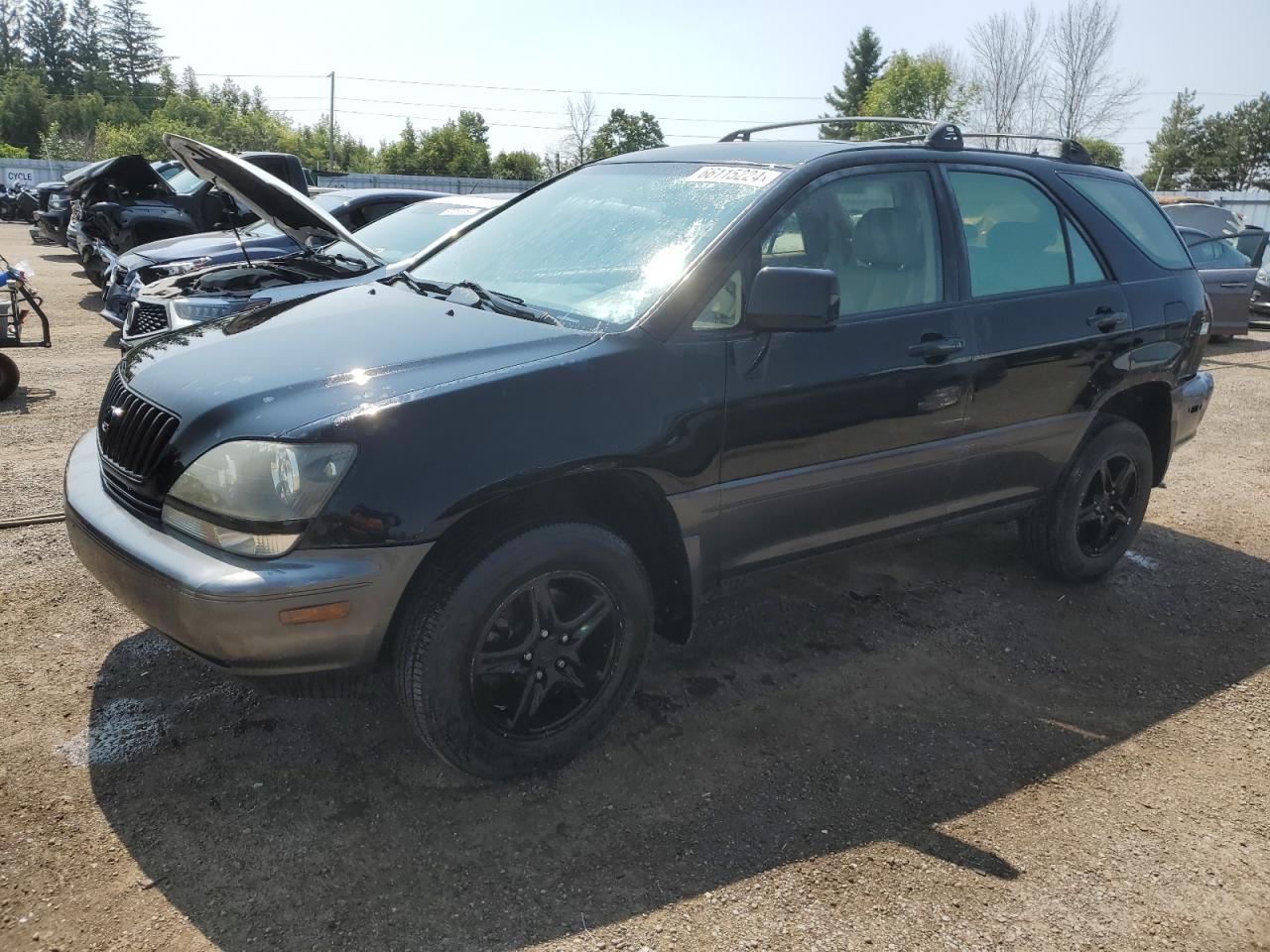 LEXUS RX 300 1999 black 4dr spor gas JT6HF10U3X0069972 photo #1