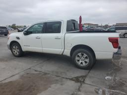 NISSAN TITAN S 2017 white  gas 1N6AA1EK9HN543716 photo #3