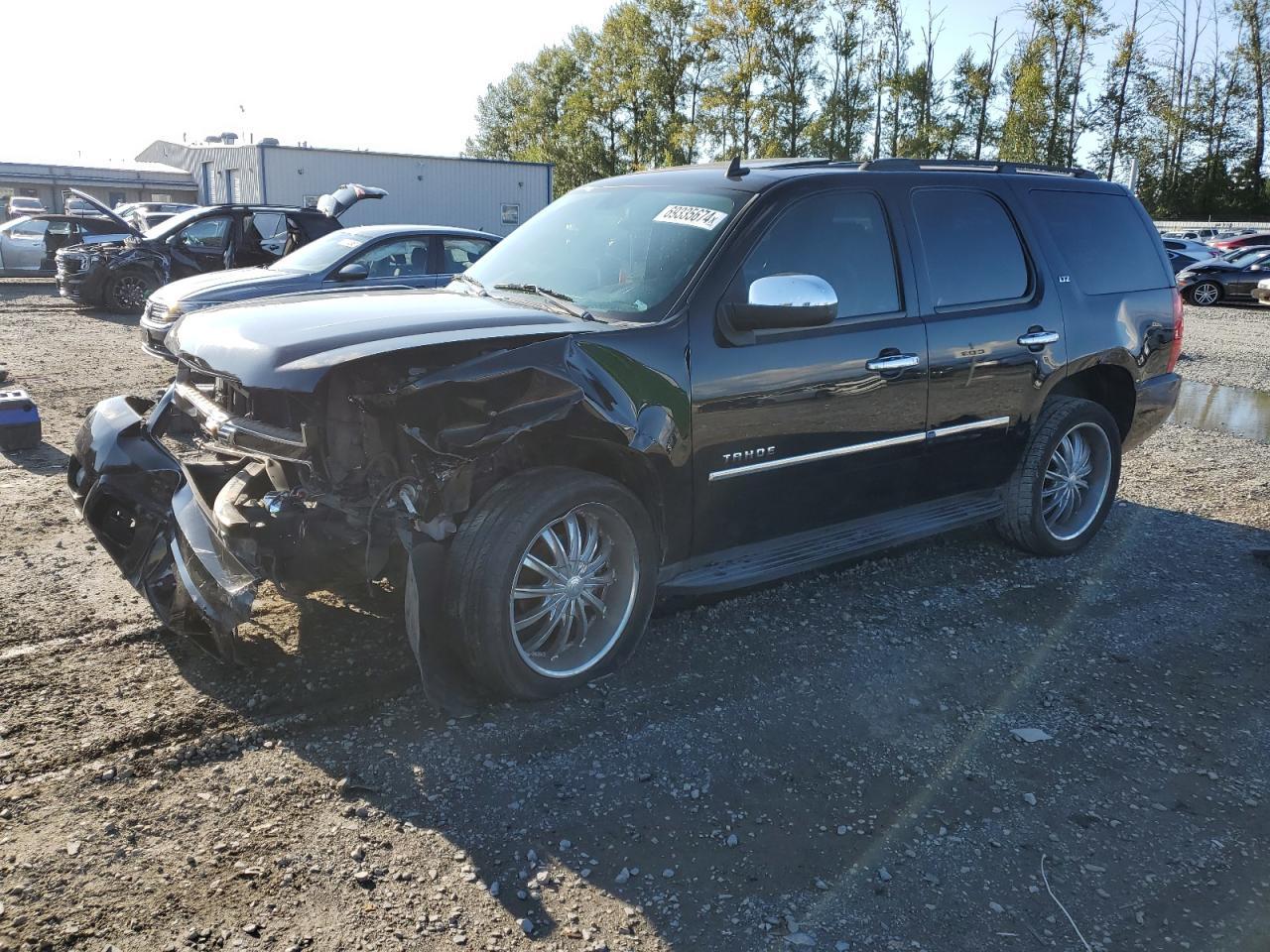 CHEVROLET TAHOE K150 2009 black  flexible fuel 1GNFK33039R176879 photo #1